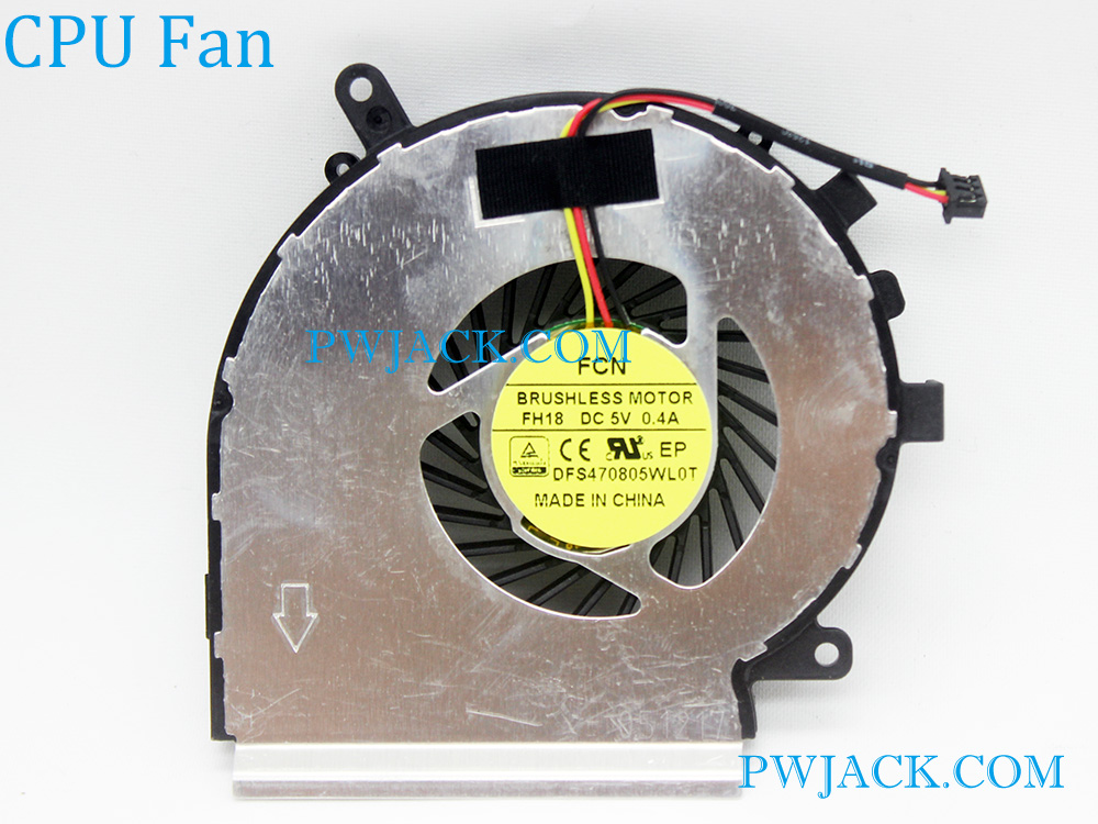 (image for) MSI GE72 2QE 2QF CPU GPU Fan Assembly MS-1791